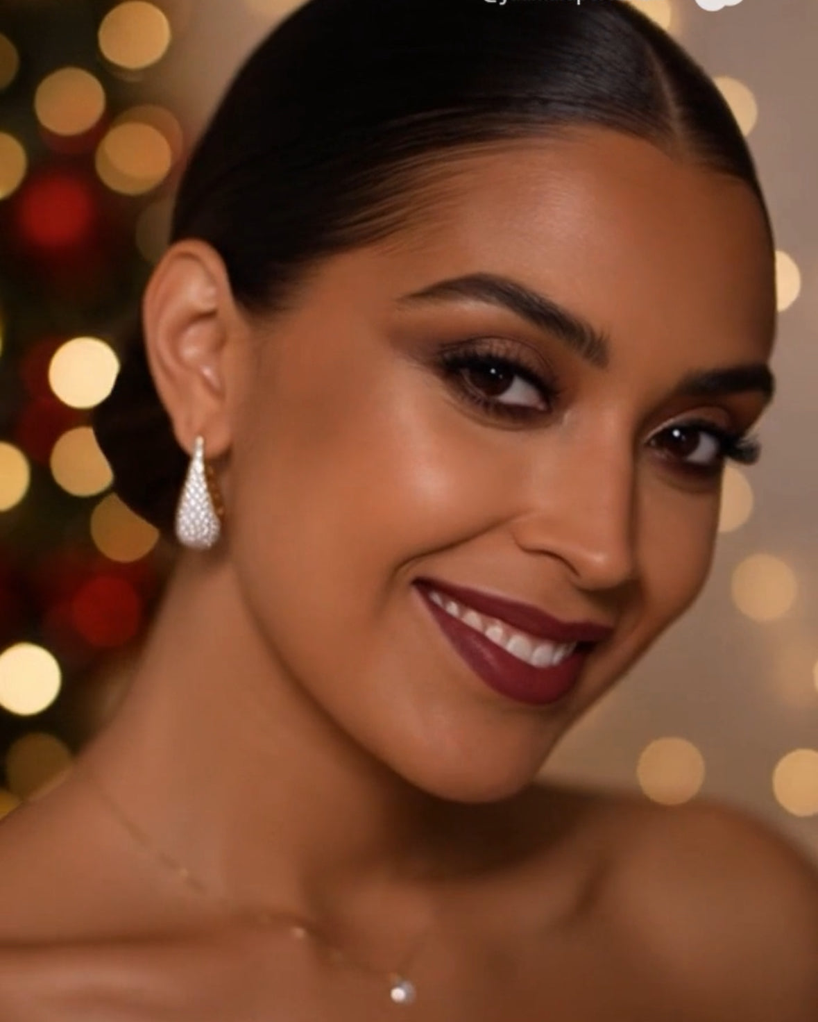 Pave Crystal Drops Adorn U