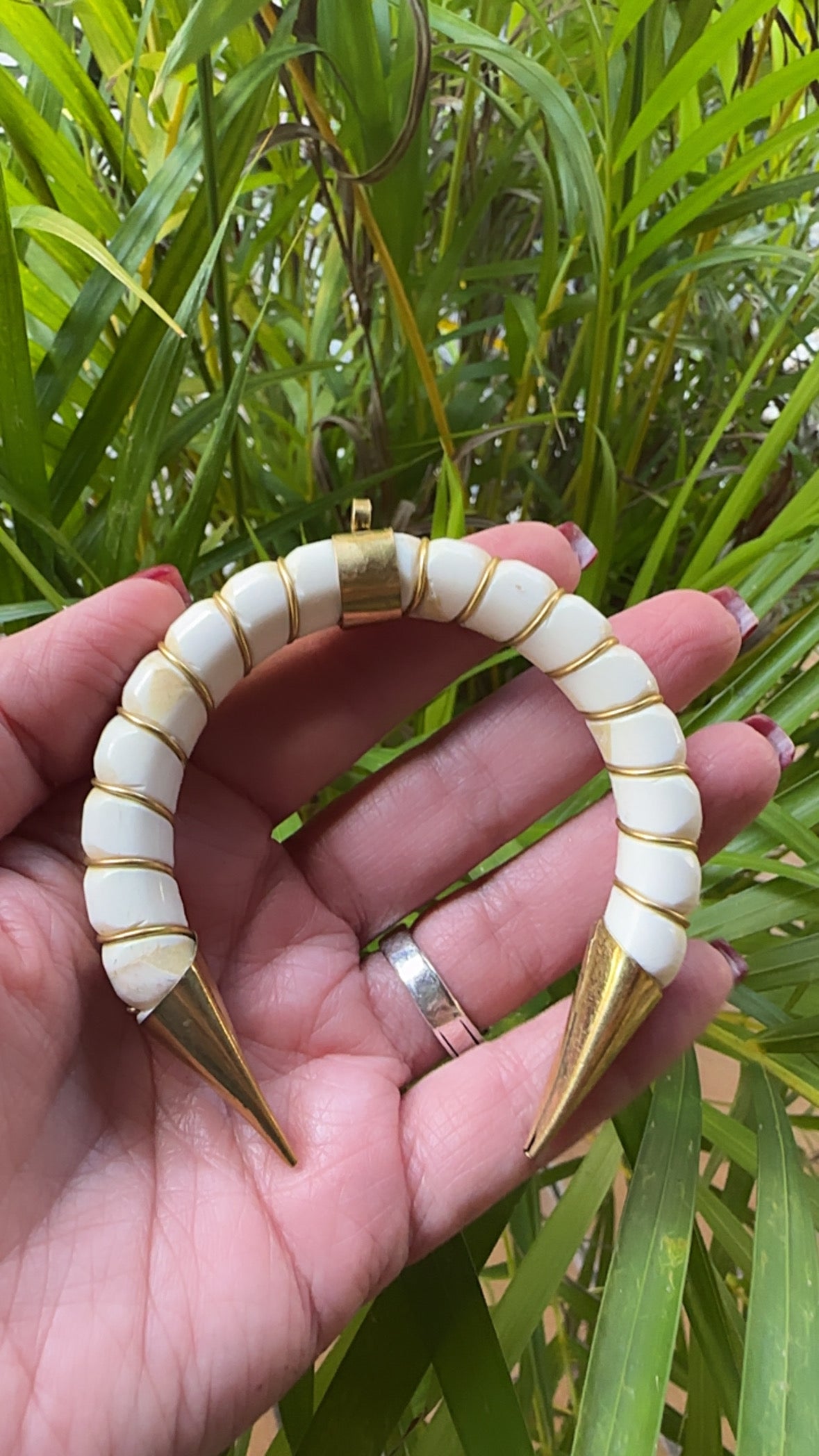 Crescent Horn Pendant Adorn U