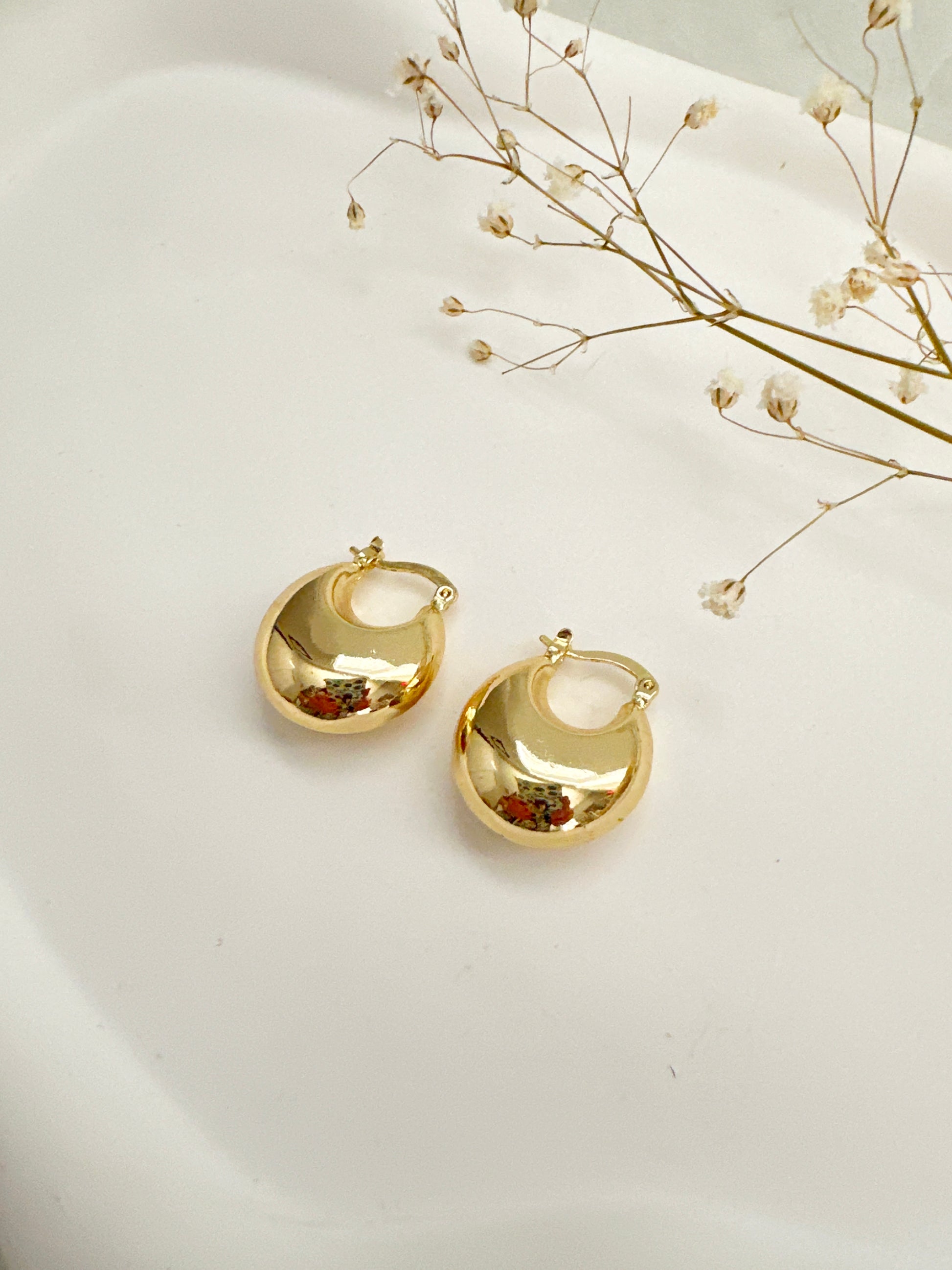 Chunky Hoops Mayte Jewelry