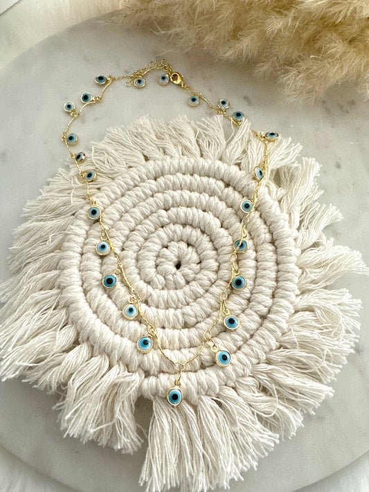 Santorini Eye Necklace - Adorn U