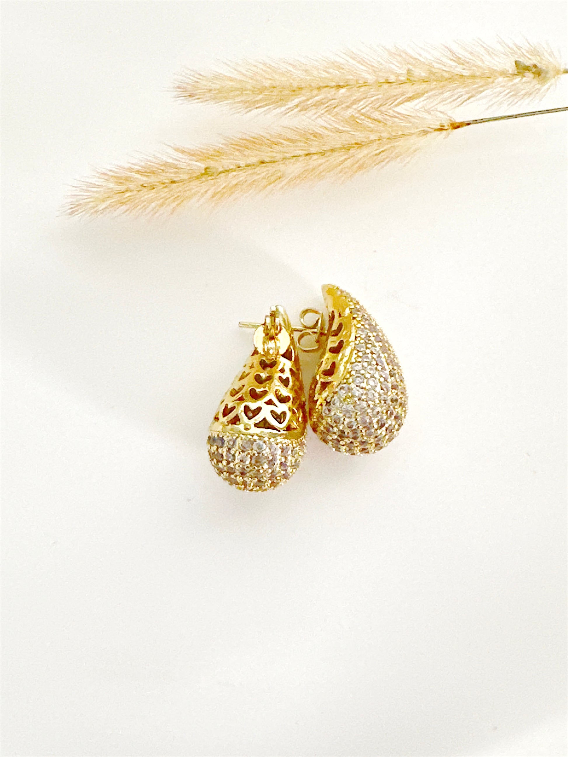 Pave Crystal Drops Adorn U