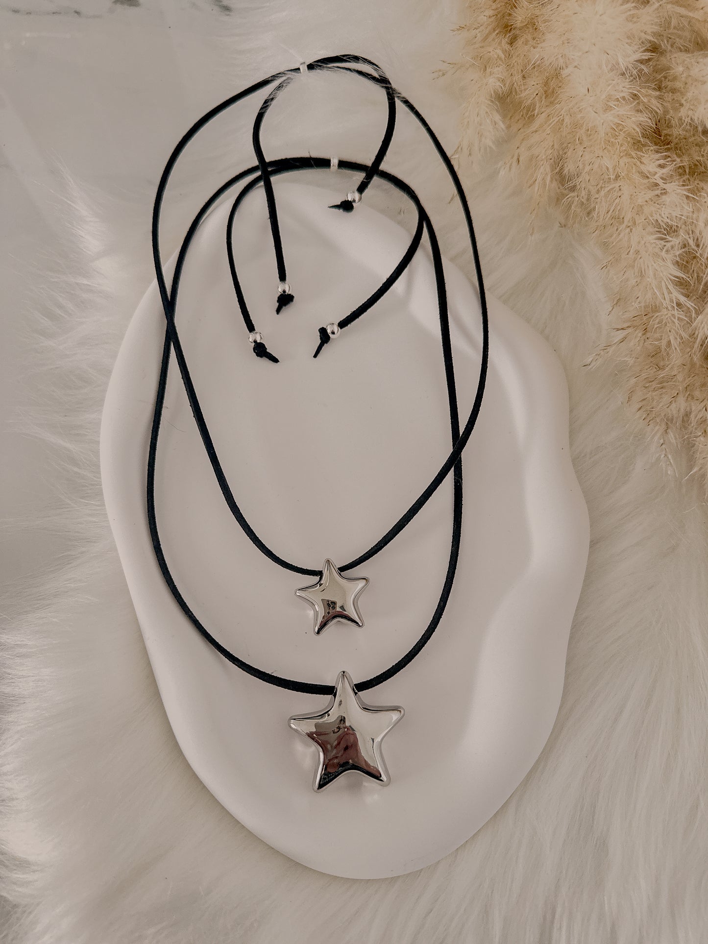 Star Suede Necklace - Adorn U