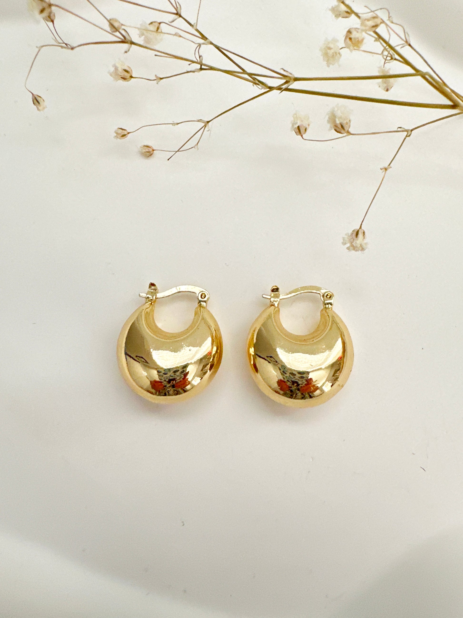 Chunky Hoops Mayte Jewelry