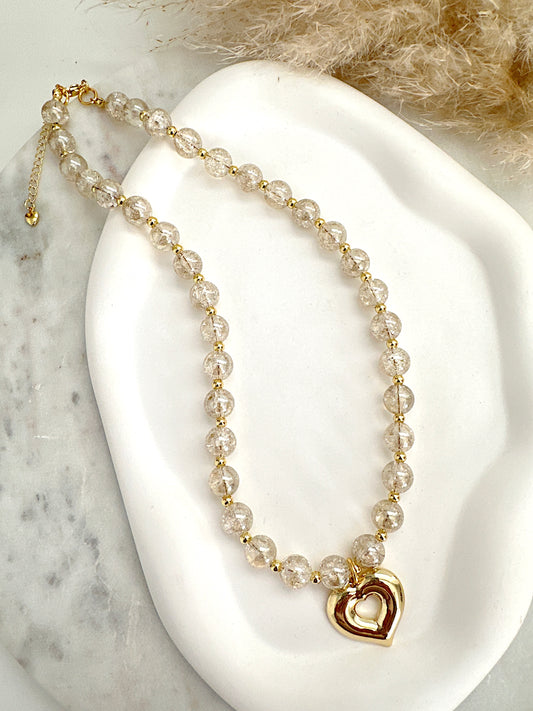 Champagne Bubbles Necklace Adorn U