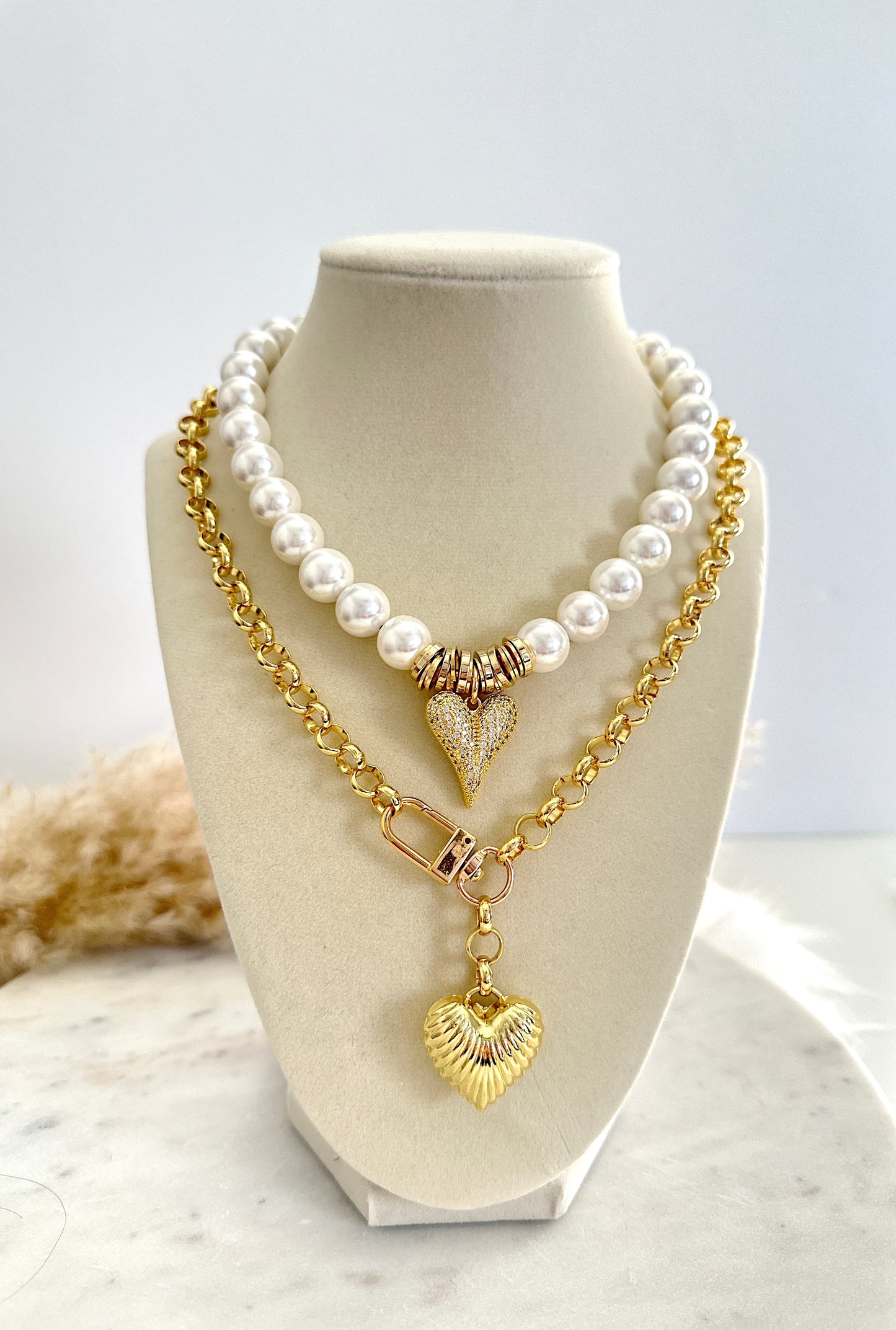 Puffy Heart Lariat