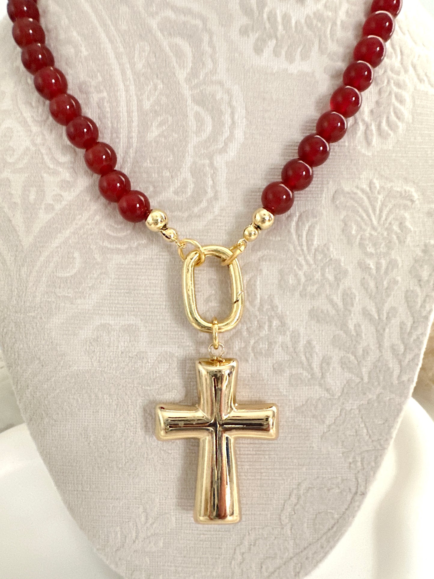 Cranberry Necklace Adorn U