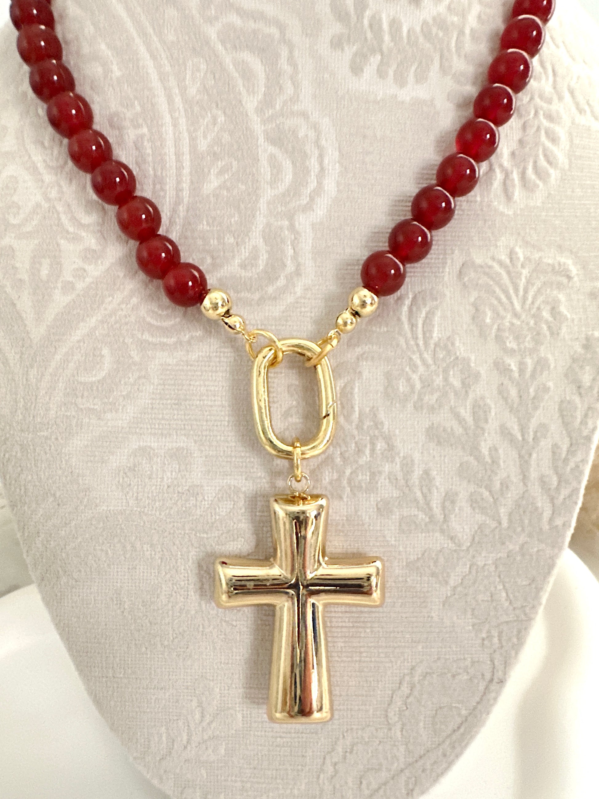 Cranberry Necklace Adorn U