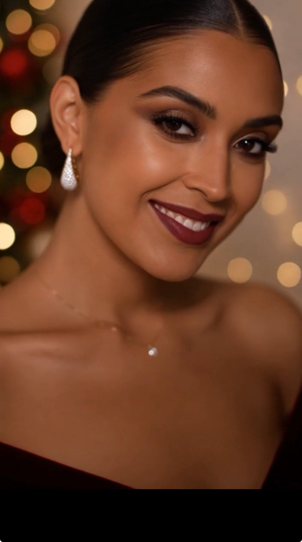 Pave Crystal Drops Adorn U