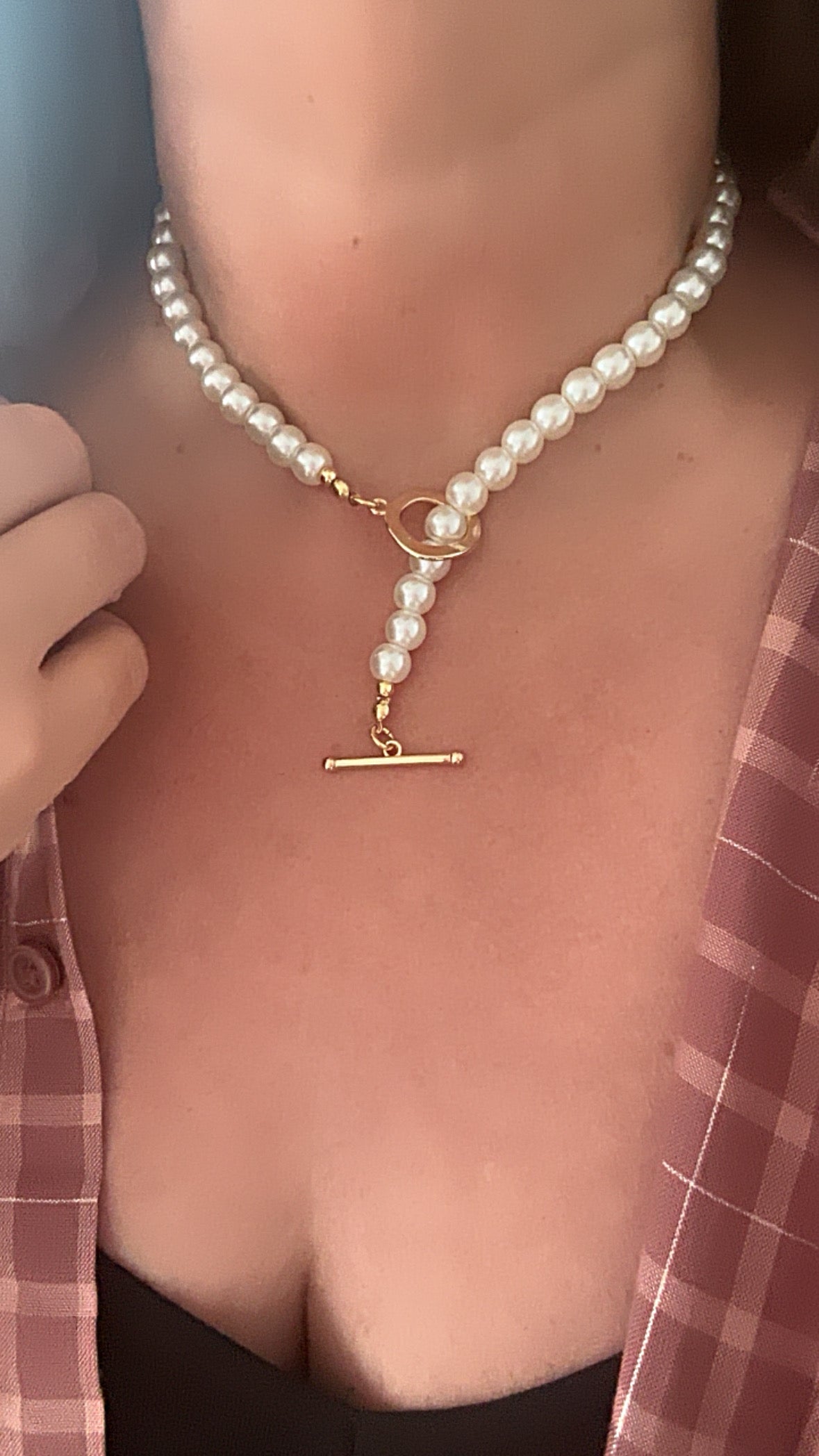 Heidi Pearl Necklace Adorn U