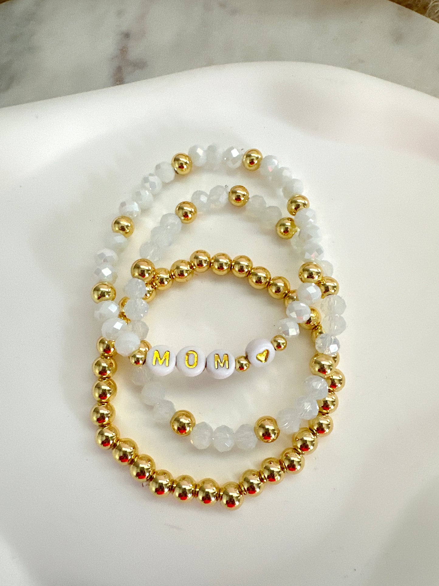 Mom Bracelet Stack