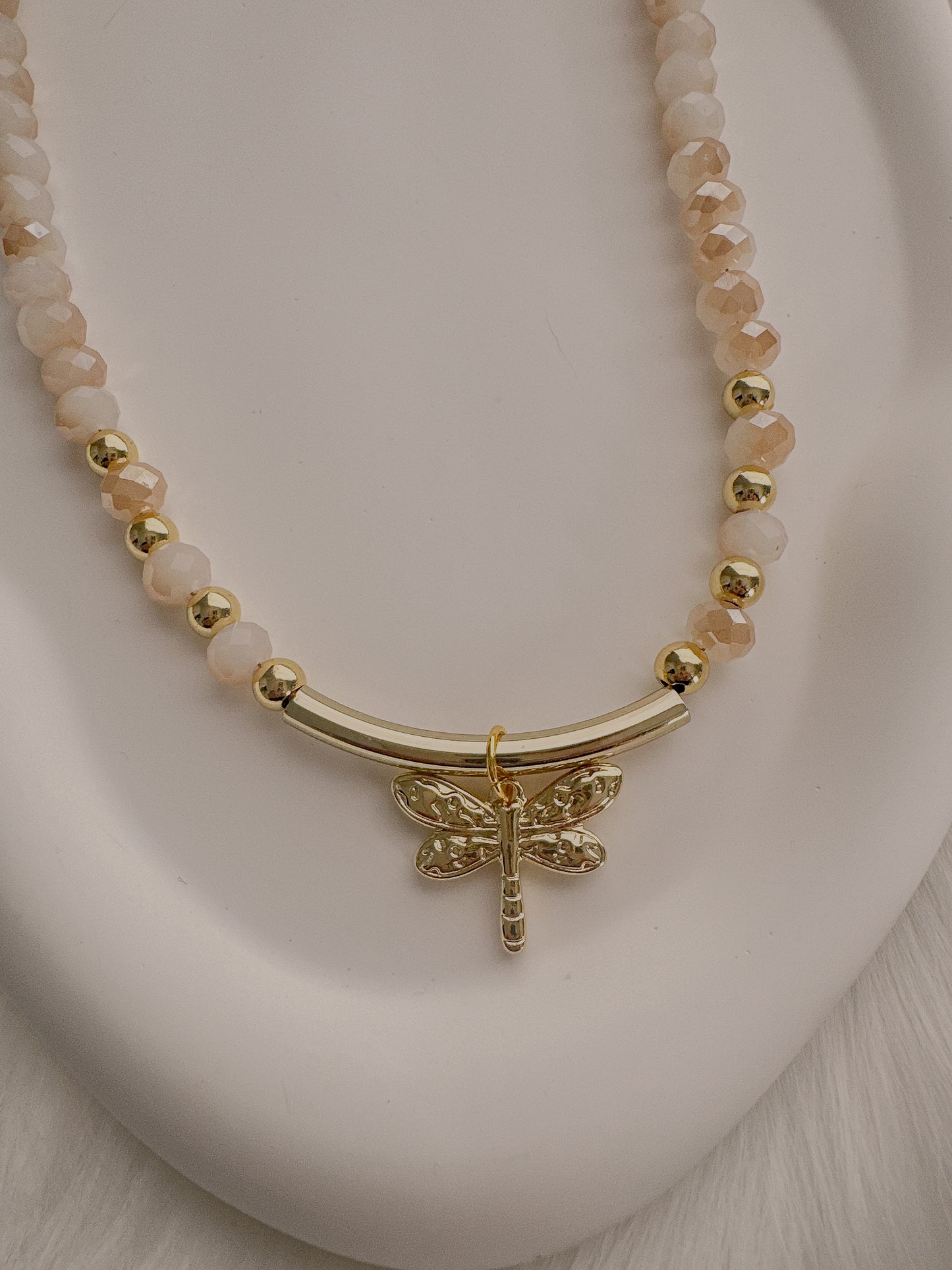 Dragonfly Effect Necklace - Adorn U