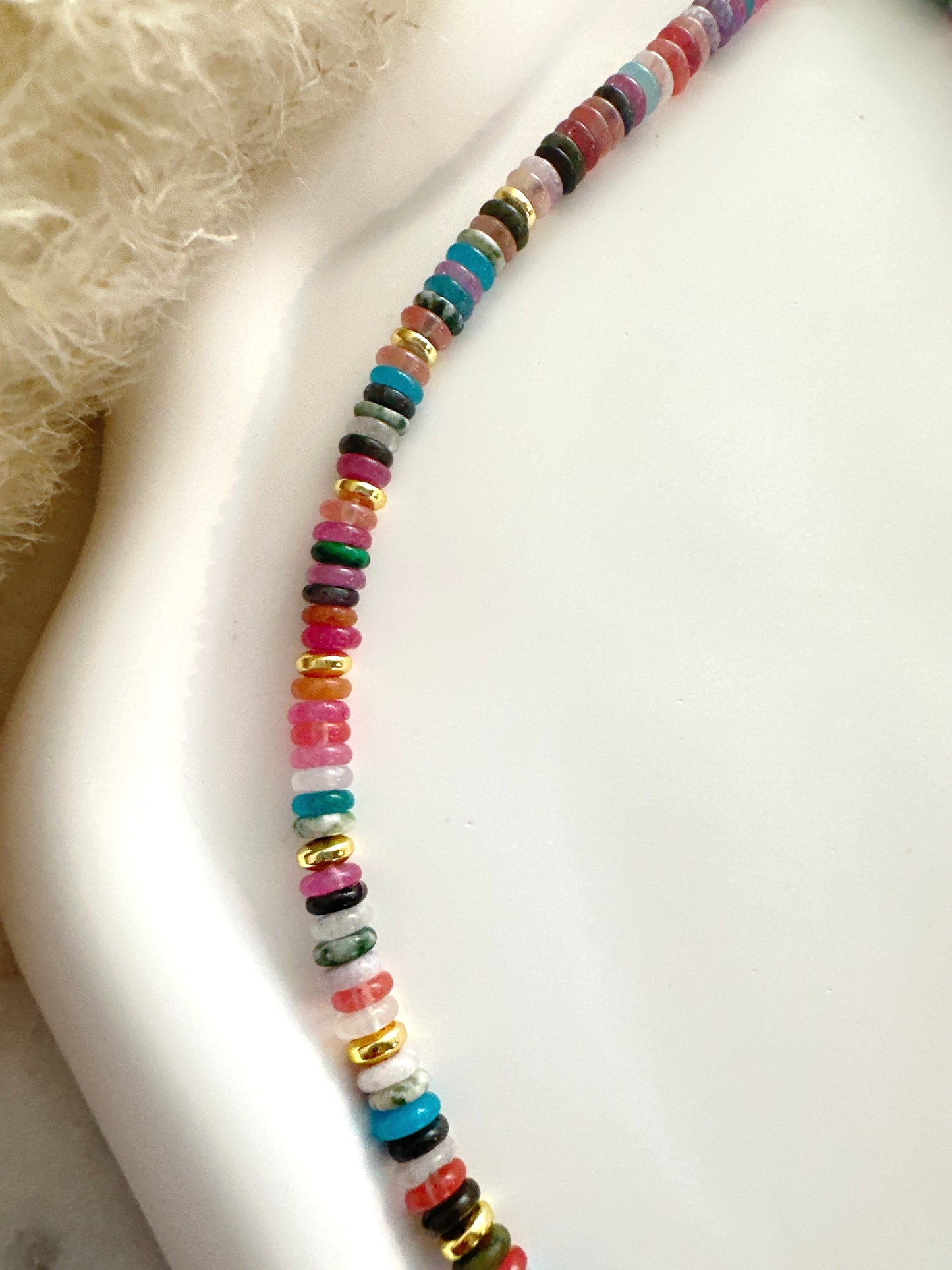 Pink Puka Necklace