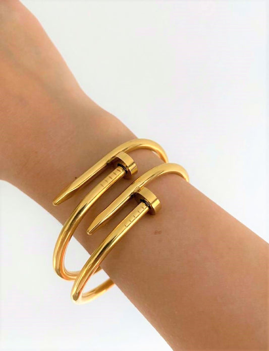 Cartier Inspired "Just a Nail" Bracelet - Adorn U